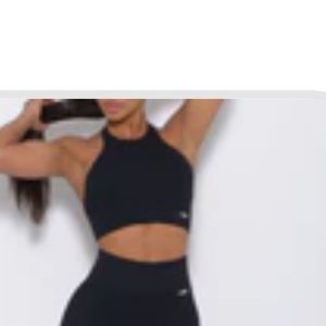 COPY - Bombshell Sportswear Inspired Seamless Racer Bra × 1
XS/S / Black